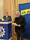 Albert Solleder bei der Verleihung der Einsatzmedaille "Fluthilfe 2021" der Bundesrepublik Deutschland