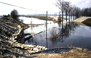 Hochwassereinsatz am Laaberableiter 1988