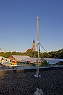 Antennen über den Dächern von Straubing