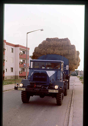 Strohtransport 1976