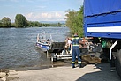 Einsetzen des MzAB des OV Forchheim in die Donau
