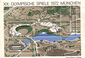 Olympia Briefmarke von 1972