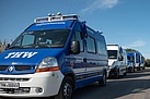 Fahrzeuge des OV Straubing bei der Ausbildung "geschlossener Verband"