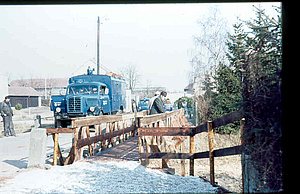 Steg über den Allachbach 1976