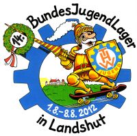 Logo des 14. Bundesjugendlagers in Landshut